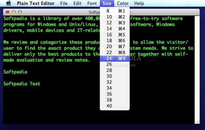 Default text editor mac