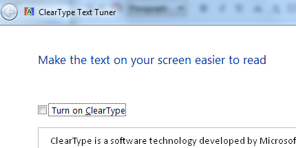 Cleartype