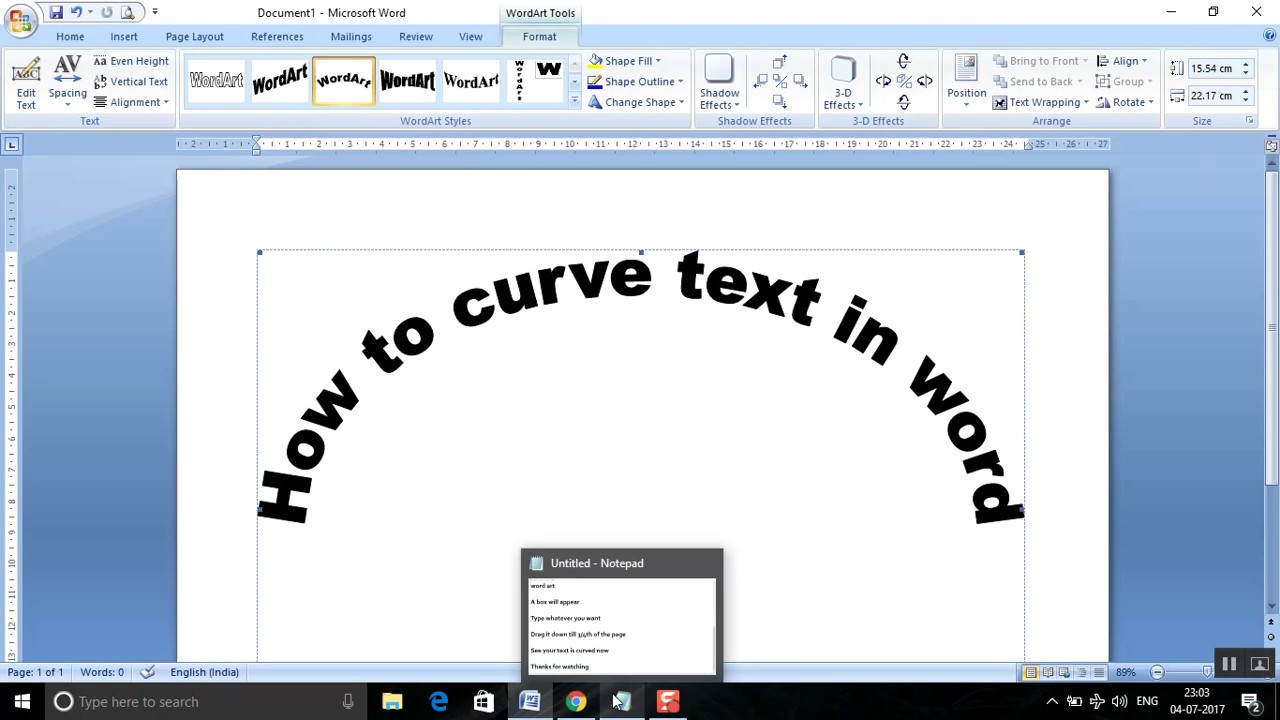 How To Curve Text In Word 2010 For Mac